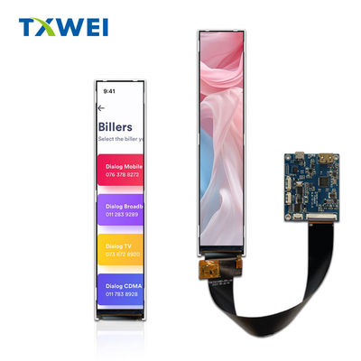 6pantalla LCD TFT a todo color de 9 pulgadas con una resolución de 280 x 1424