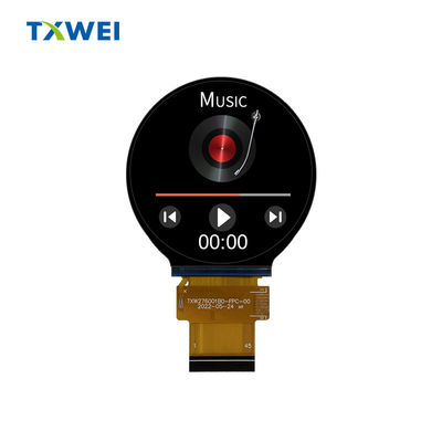 2.76 pulgadas IPS pantalla LCD TFT circular de alta definición, pantalla de electrodomésticos pequeños, pantalla táctil