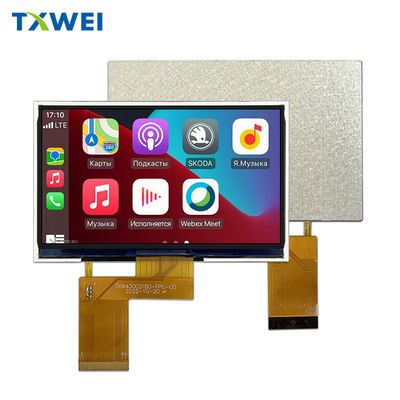4.3 pulgadas IPS 480*272 brillo de alta definición 350cd/m 2 pantalla LCD