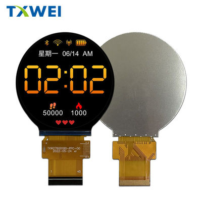 2.76-pulgadas 480 * 480 circular de alta definición electrodoméstico de cocina inteligente pantalla LCD