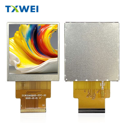 1.54 pulgadas de pantalla TFT cuadrada IPS MCU 8 BIT Interfaz pantalla LCD