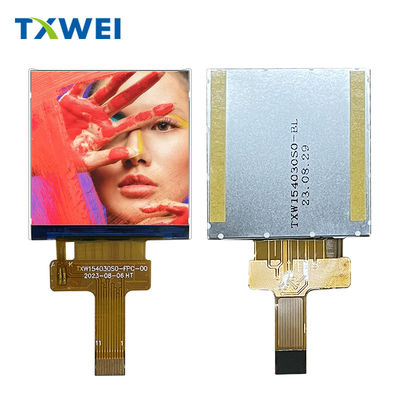 1.54 pulgadas pantalla LCD cuadrada personalizada 240 * 240 panel de visualización LCD de alta definición