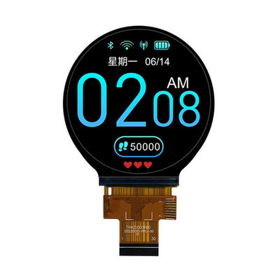 2Modulo de visualización LCD circular TFT de 1 pulgada, pantalla LCD circular de reloj inteligente personalizada