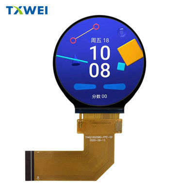 2.1-pulgada 480 * 480 circular TFT LCD pantalla de pantalla de electrodomésticos pequeños inteligentes