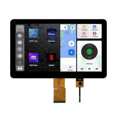 Interfaz LVDS 10.1 pulgadas TFT LCD 1024 * 600 puntos con capacitancia pantalla táctil