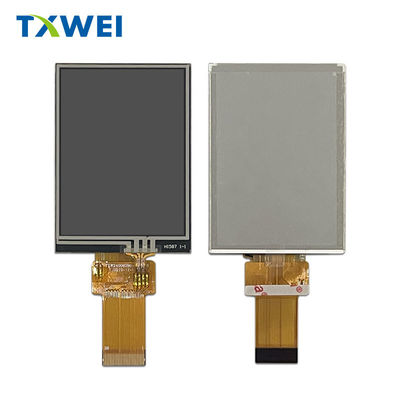 2.4 pulgadas 240 * 320 pantalla táctil resistiva con 350 nits y MCU 8 / SPI4 Interfaz