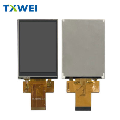 3.2 pulgadas 240 * 320 pantalla táctil resistiva de alta definición con 300 nits e interfaz MCU