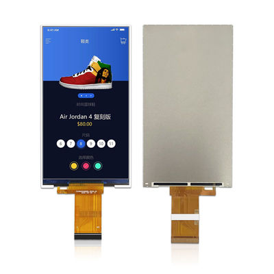 Pantalla LCD TFT de 5 pulgadas con interfaz RGB 480 * 854 pantalla LCD táctil capacitiva personalizada
