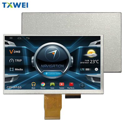 7 pulgadas 450cd/m2 RGB 24 bits Interfaz HX8282A11 Pantalla LCD TFT de instrumentos para automóviles