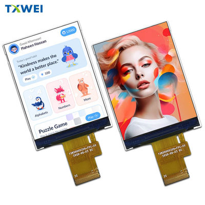 2 pulgadas 240 * 320 Dash Cam Display Panel 400nits MCU Pantalla de pantalla de pequeño tamaño