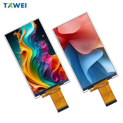 5.0 pulgadas 480x854 Resolución 400nits RGB 24 BIT Interfaz TFT Panel LCD 5