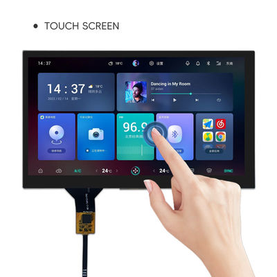 Interfaz LVDS 7 pulgadas TFT LCD pantalla táctil 1024x600 IPS Ángulo de visión completo con CTP
