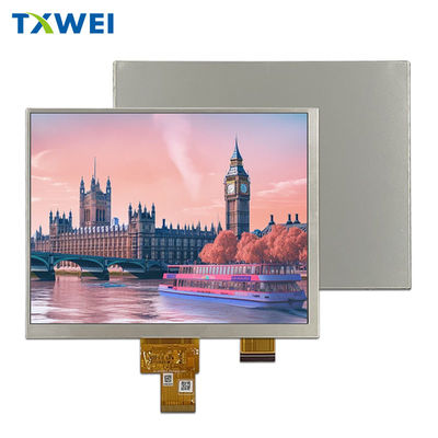 Pantalla LCD TFT de 8 pulgadas 1024 * 768 Display LVDS Vista completa Panel de visualización médica de control industrial