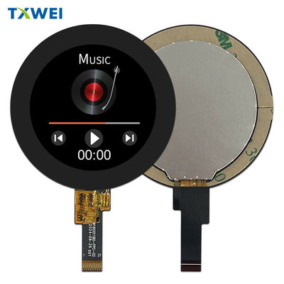 1.6 pulgadas IPS de alta definición inteligente pequeño electrodoméstico pantalla circular de pantalla LCD interfaz MIPI/RGB/QSPI