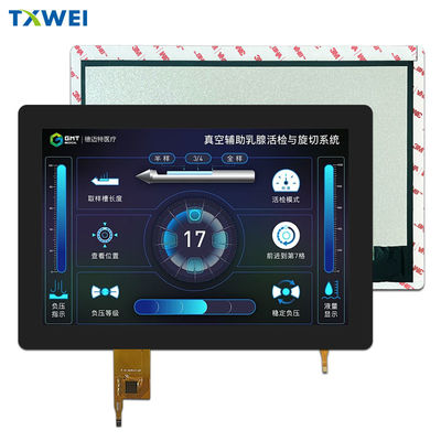 10.1 pulgadas 1000nits Panel de control del dispositivo 1920 * 1200 pantalla TFT Interfaz LVDS