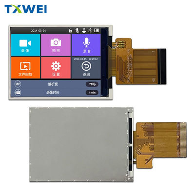 2Pantalla LCD de.4 pulgadas 240x320 Tamaño pequeño con interfaz RGB Amplio rango de temperatura