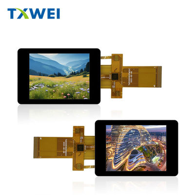 2.8 pulgadas 40pin pequeña pantalla táctil capacitiva 400nits MCU 16 BIT Interfaz