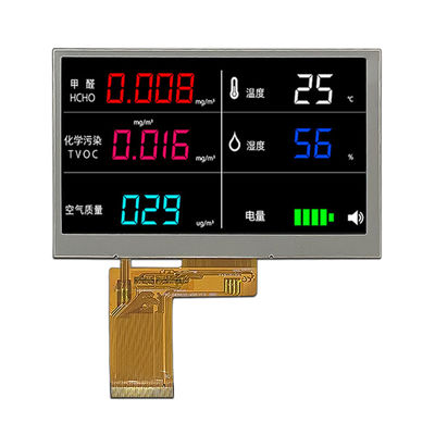 panel de visualización de LCD de 4,3 pulgadas IPS tft 480xRGBx272 Resolución Interfaz RGB ST7283 controlador IC