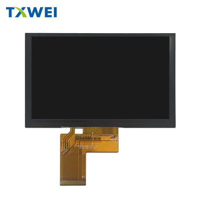 Pantalla TFT LCD personalizada de 5 pulgadas con interfaz RGB y pantalla LCD a color de 800*480 con táctil capacitivo